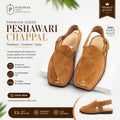 Premium Handmade Suede Peshawari Chappal for Men – Traditional Pakistani Leather Sandals – Comfortable Casual & Wedding Footwear